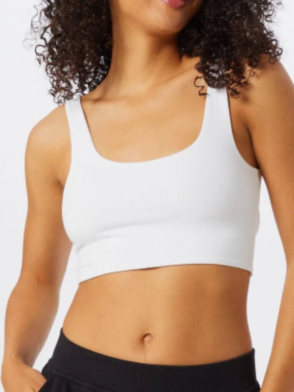 White Cotton On Crop Top